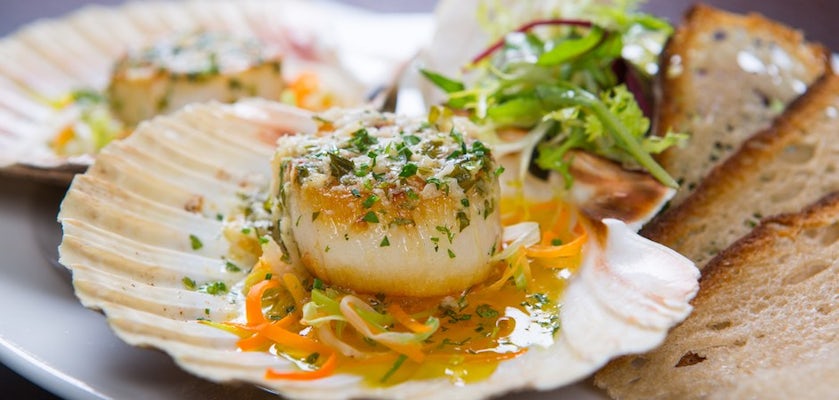 Scottish seafood is always popular at Galvin Brasserie de Luxe.